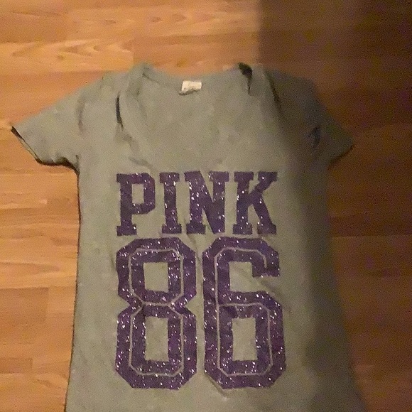 PINK Victoria's Secret Tops - Victoria’s Secret pink shirt size S.